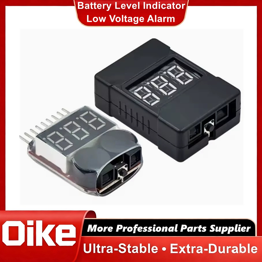 Drone Battery Voltage Checker - Тестер напряжения LiPo-аккумуляторов Oike 1-8S 2IN1/Сигнализатор