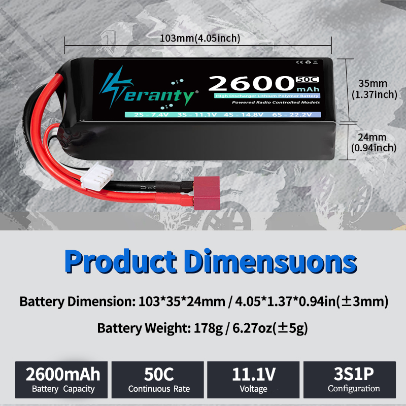 Аккумулятор TERANTY 3S 2200/24 – обзор и цена Drone Battery Lipo