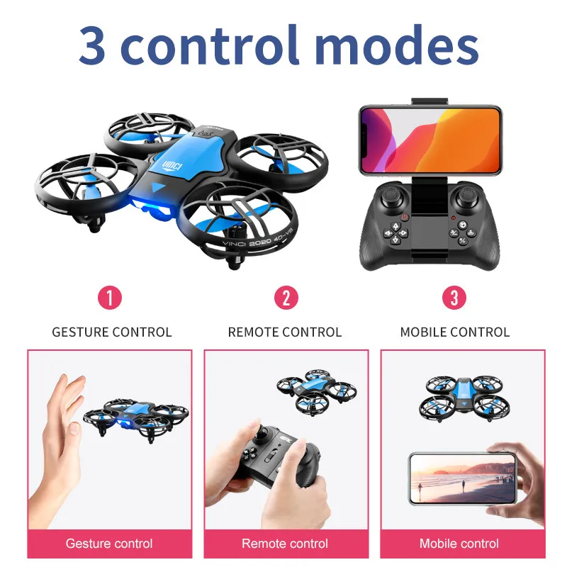 Новый мини-дрон V8 с камерой 4 – обзор и цена Drone Battery Box