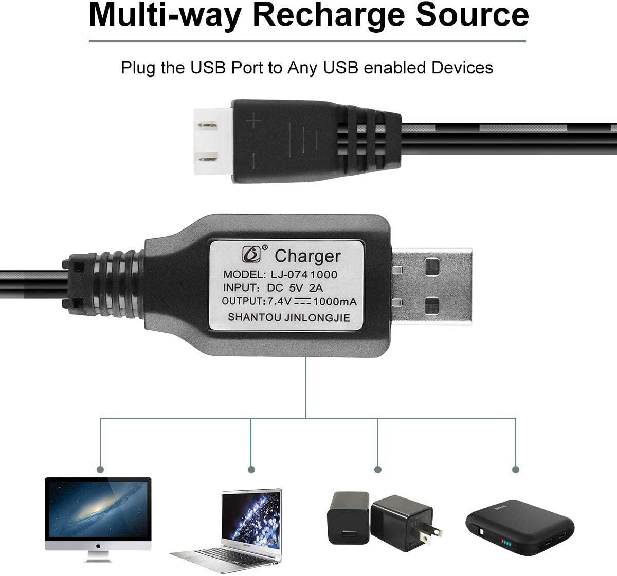 1 шт. XH-3P Balance 7,4 В 1A L – обзор и цена Drone Battery Balance Charger