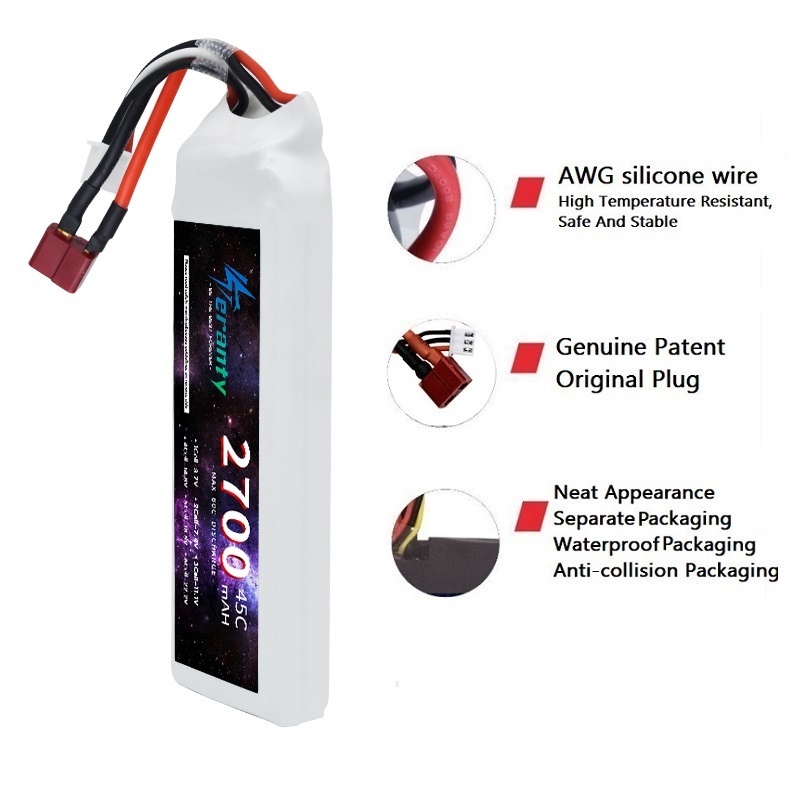 1/3 шт. 2S 7,4 В литий-полимер – обзор и цена Drone Battery Lipo