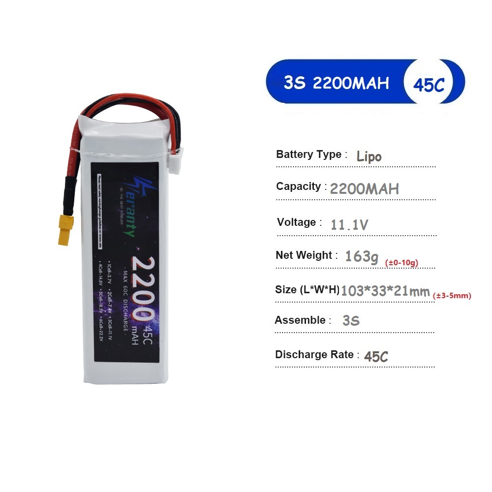 3S 11,1 В Lipo аккумулятор Dea – обзор и цена Drone Battery 3S