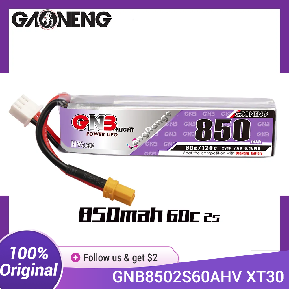 GAONENG GNB LiPo аккумулятор 8 – обзор и цена Drone Battery Li-Ion