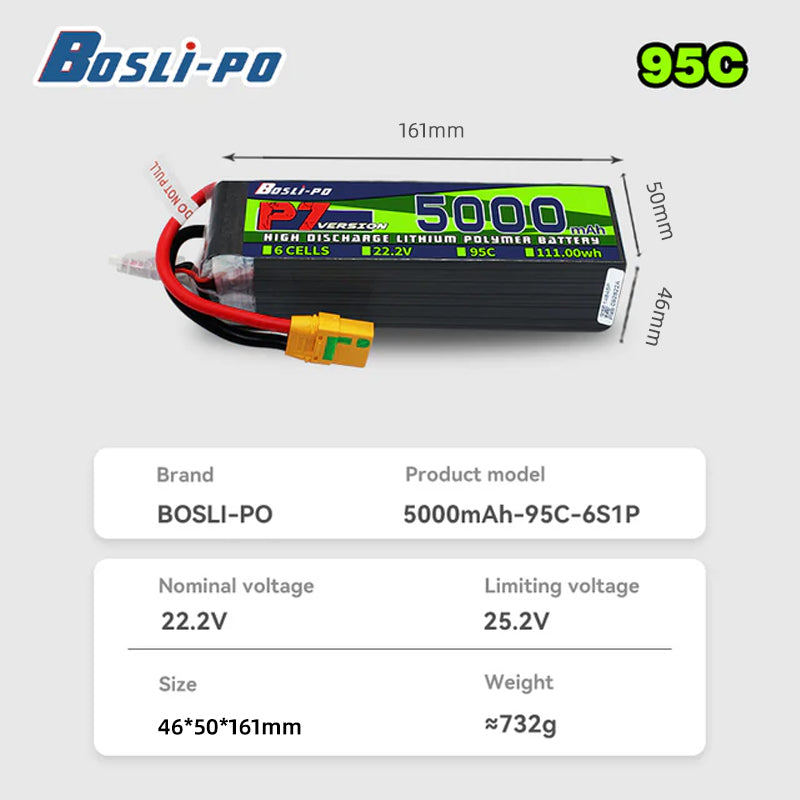Аккумулятор Boslipo P7 Version – обзор и цена Drone Battery 4S